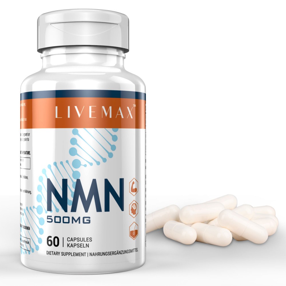 LIVEMAX NMN Supplement 500mg- Enhance Concentration, Boost Energy ...